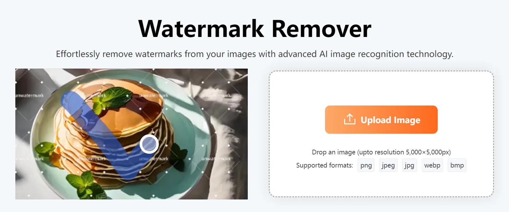 Watermark Remover: Upload Image