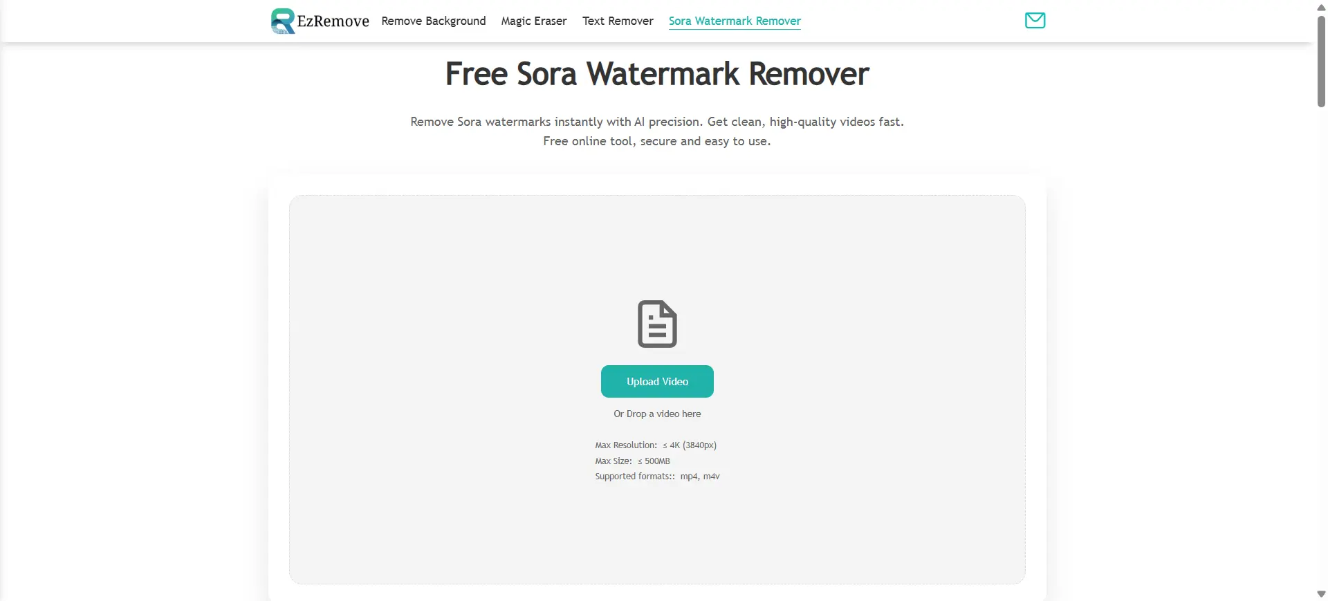 ezremove sora watermark remover