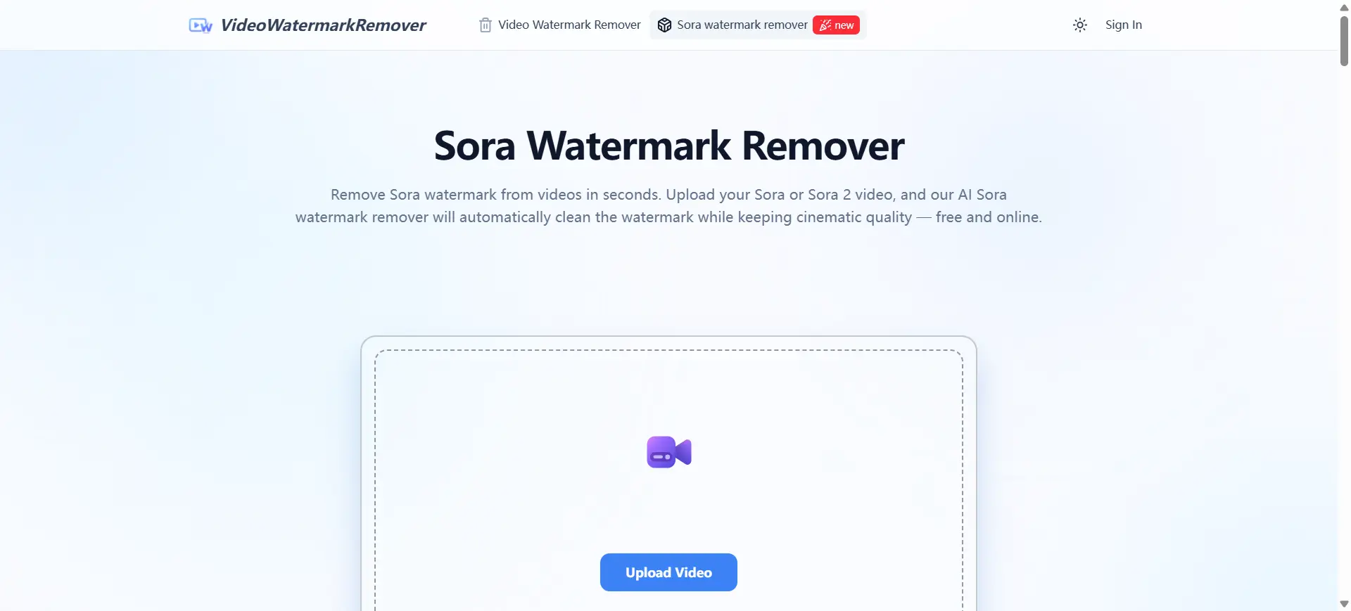 videowatermarkremover sora watermark remover